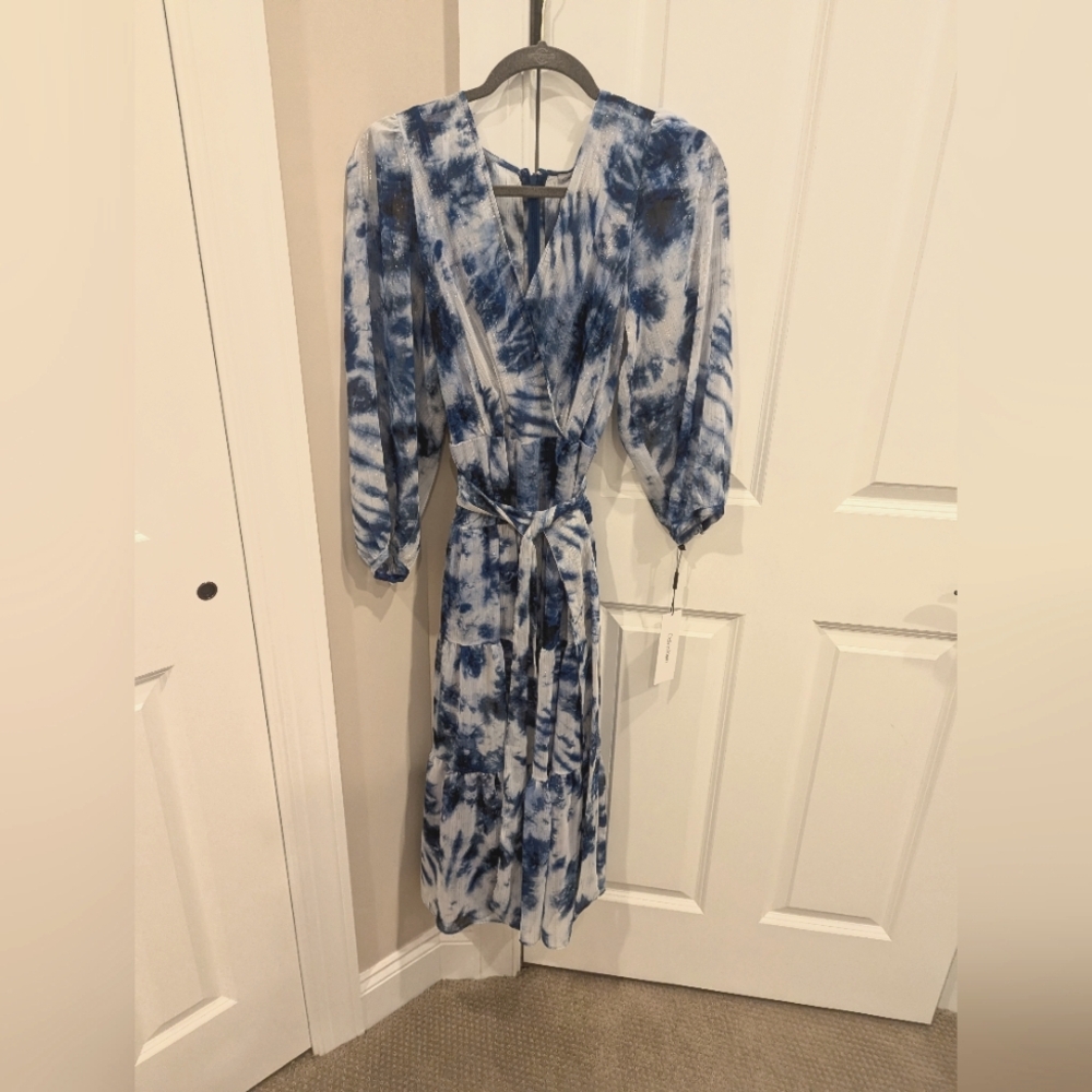Blue Calvin Kline Dress, Size 10 NWT